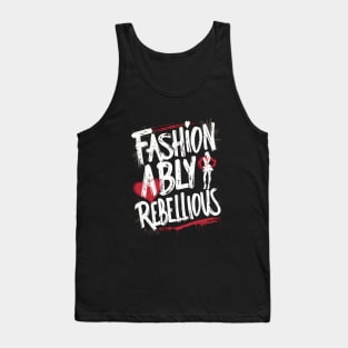 Fashionably Rebellious Tank Top